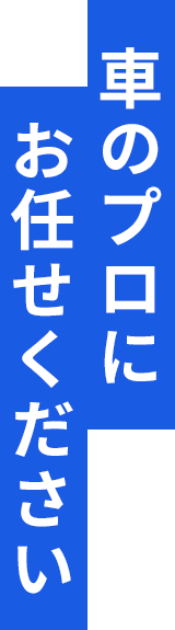 車のプロにお任せください